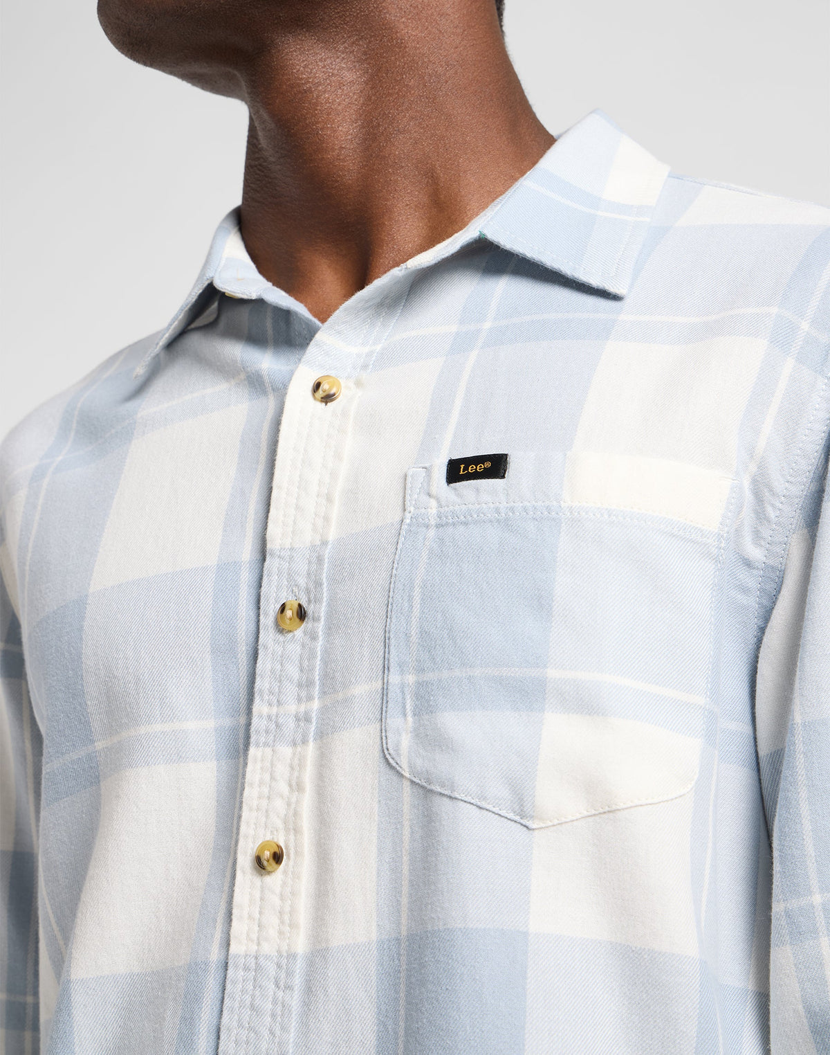 Mercantile Shirt in Ecru Concrete