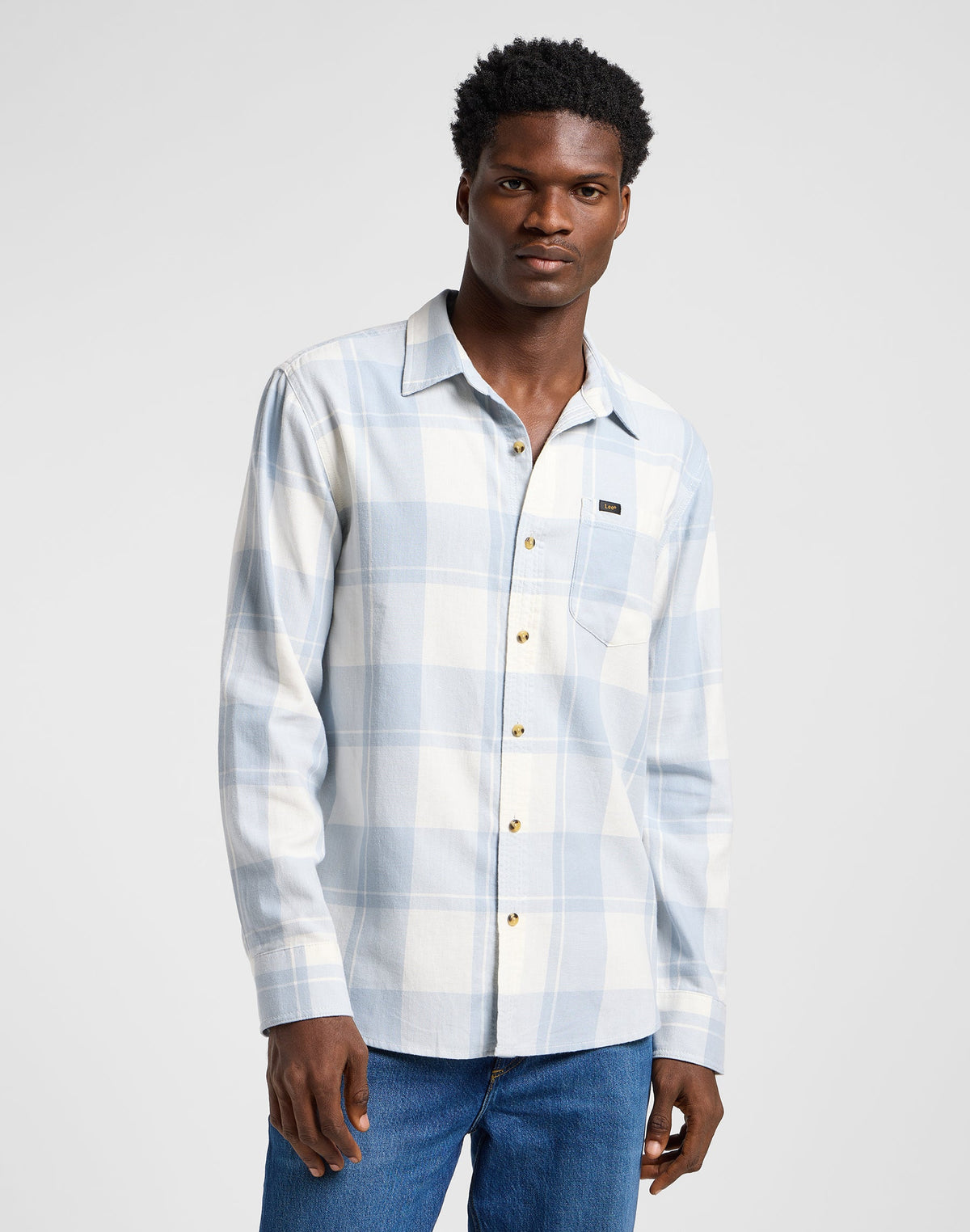 Mercantile Shirt in Ecru Concrete