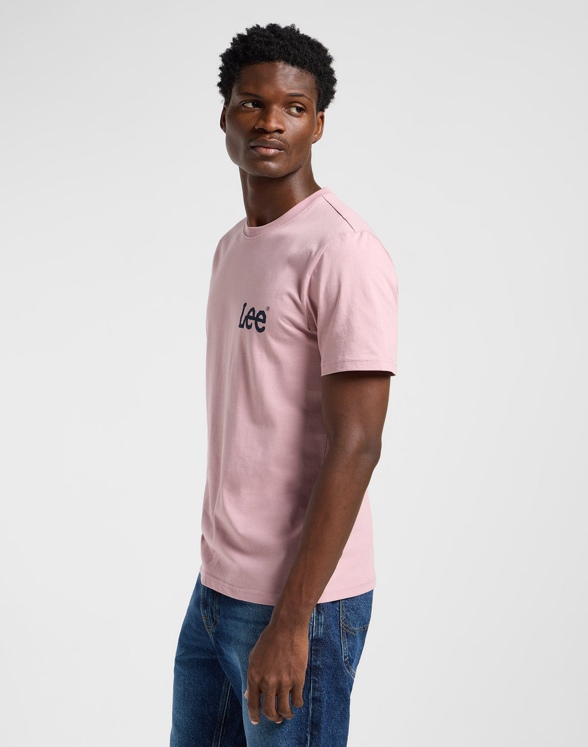 Medium Wobbly Lee Tee in Soft Mauve