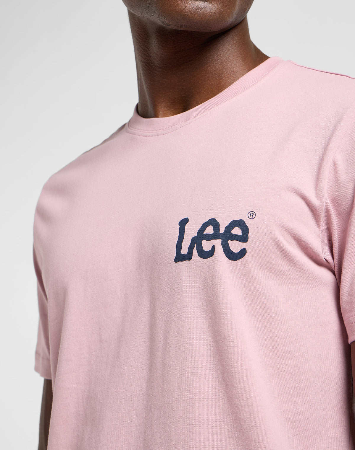 Medium Wobbly Lee Tee in Soft Mauve