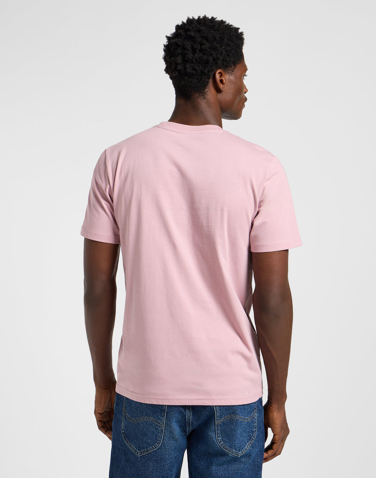 Medium Wobbly Lee Tee in Soft Mauve