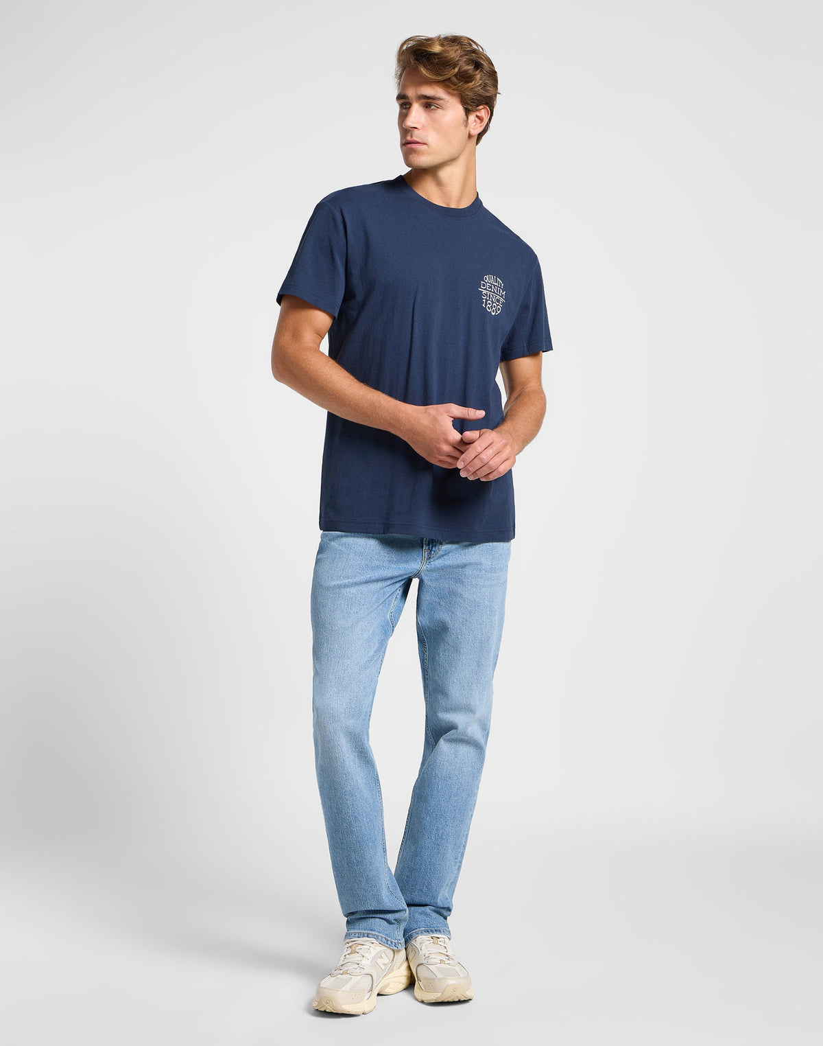 Relaxed Tee in Mood Indigo