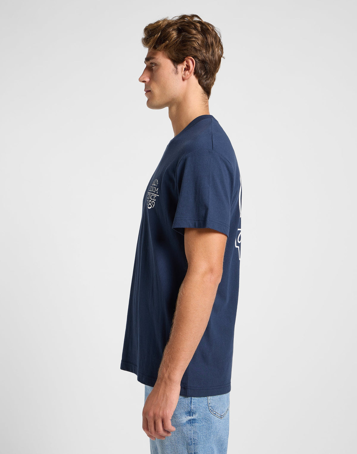 Relaxed Tee in Mood Indigo