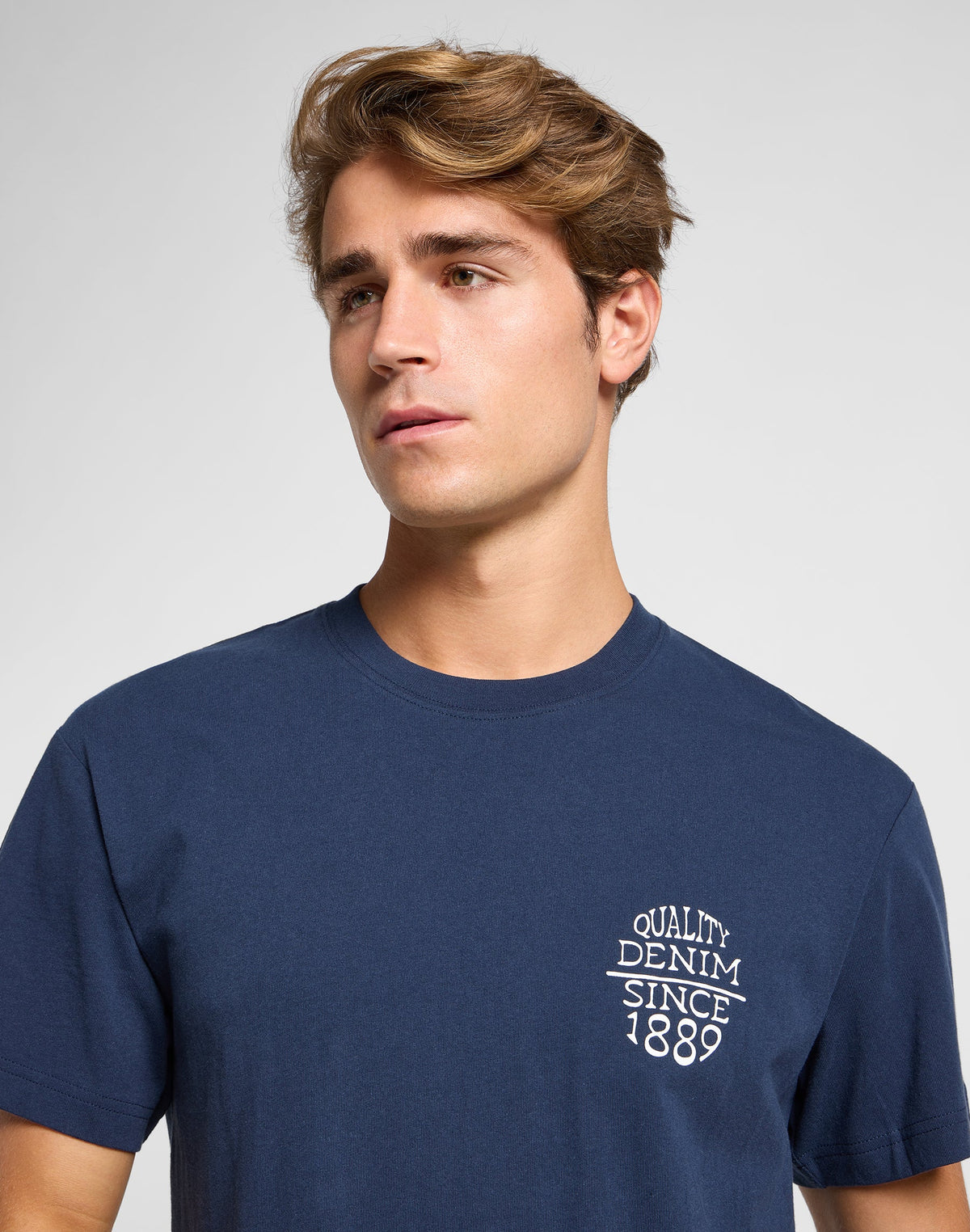 Relaxed Tee in Mood Indigo