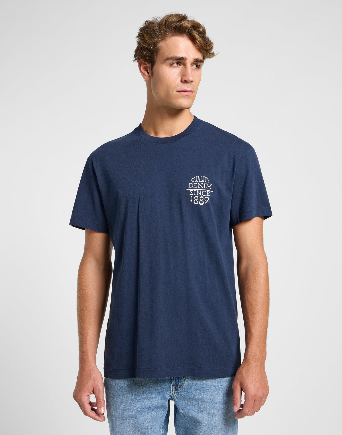 Relaxed Tee in Mood Indigo