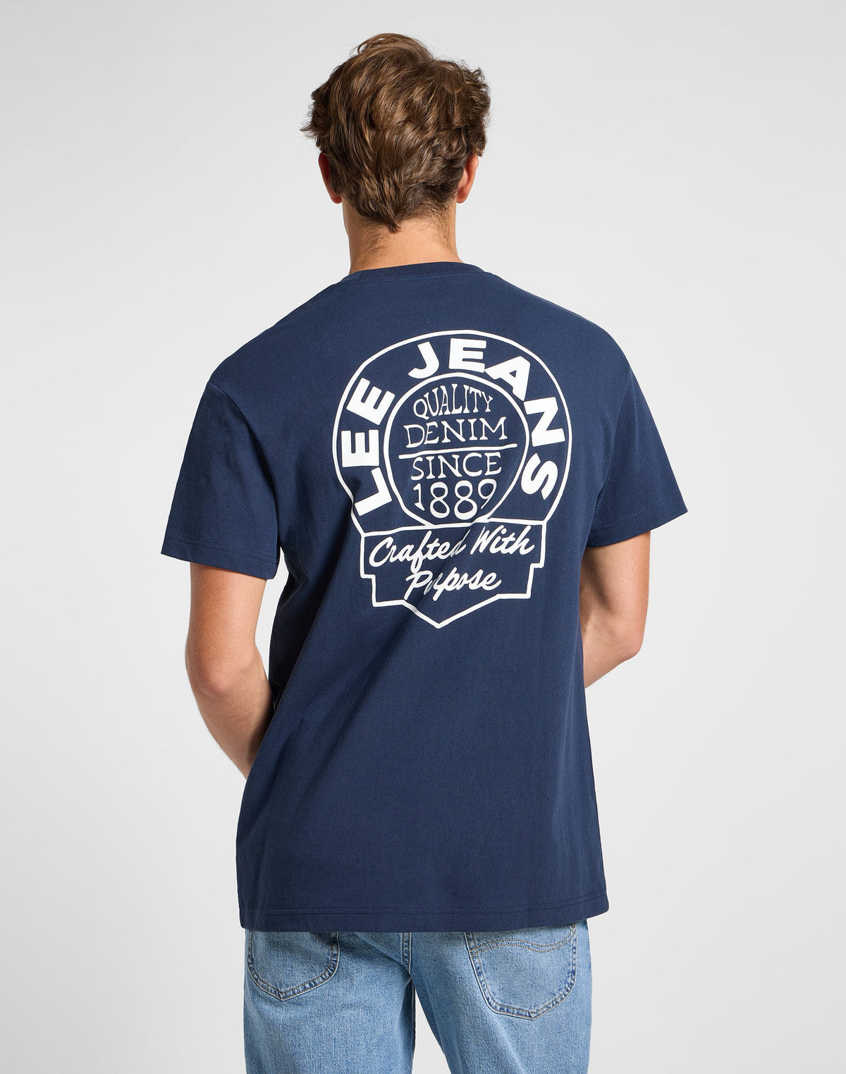 Relaxed Tee in Mood Indigo