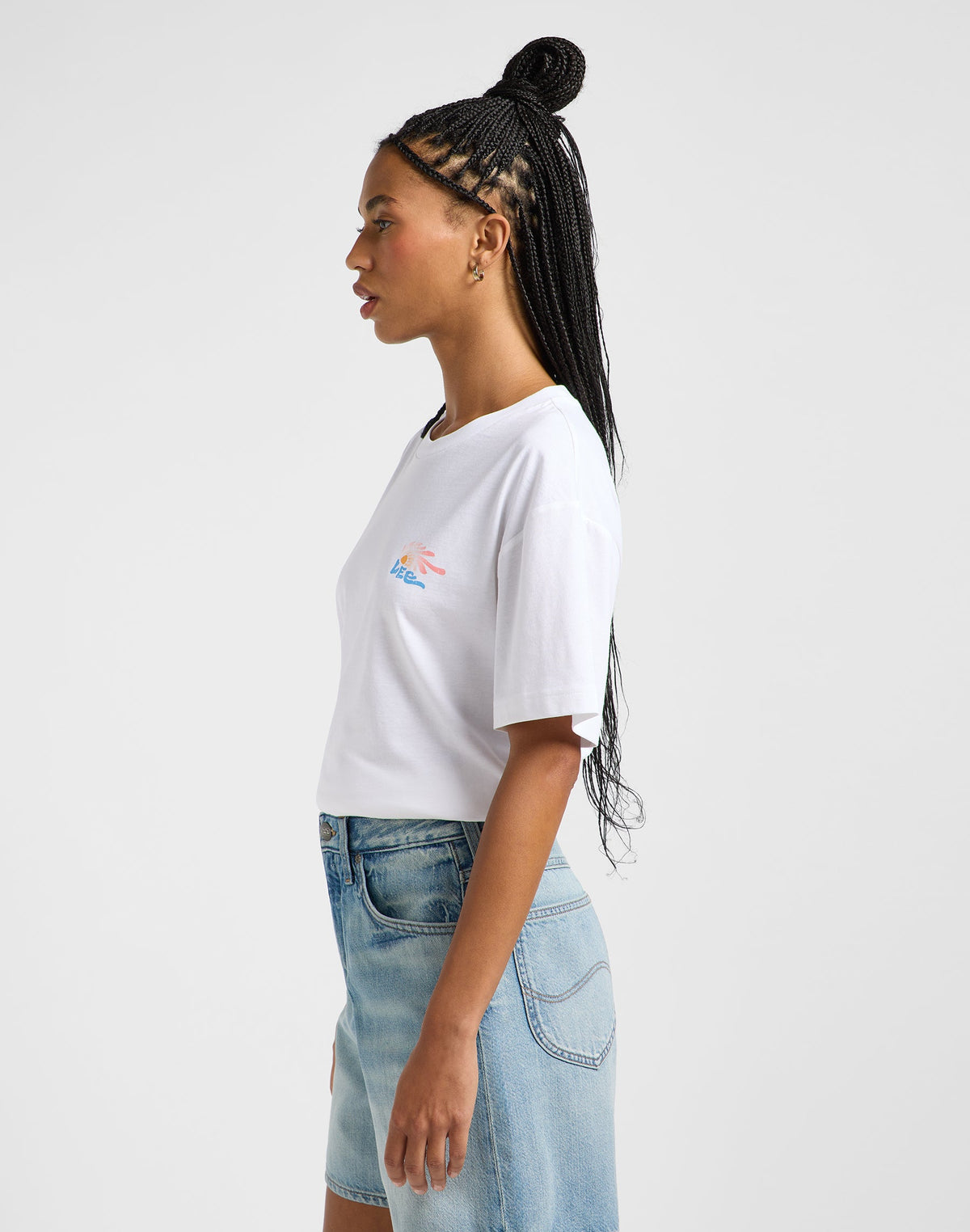Graphic Tee in Bright White