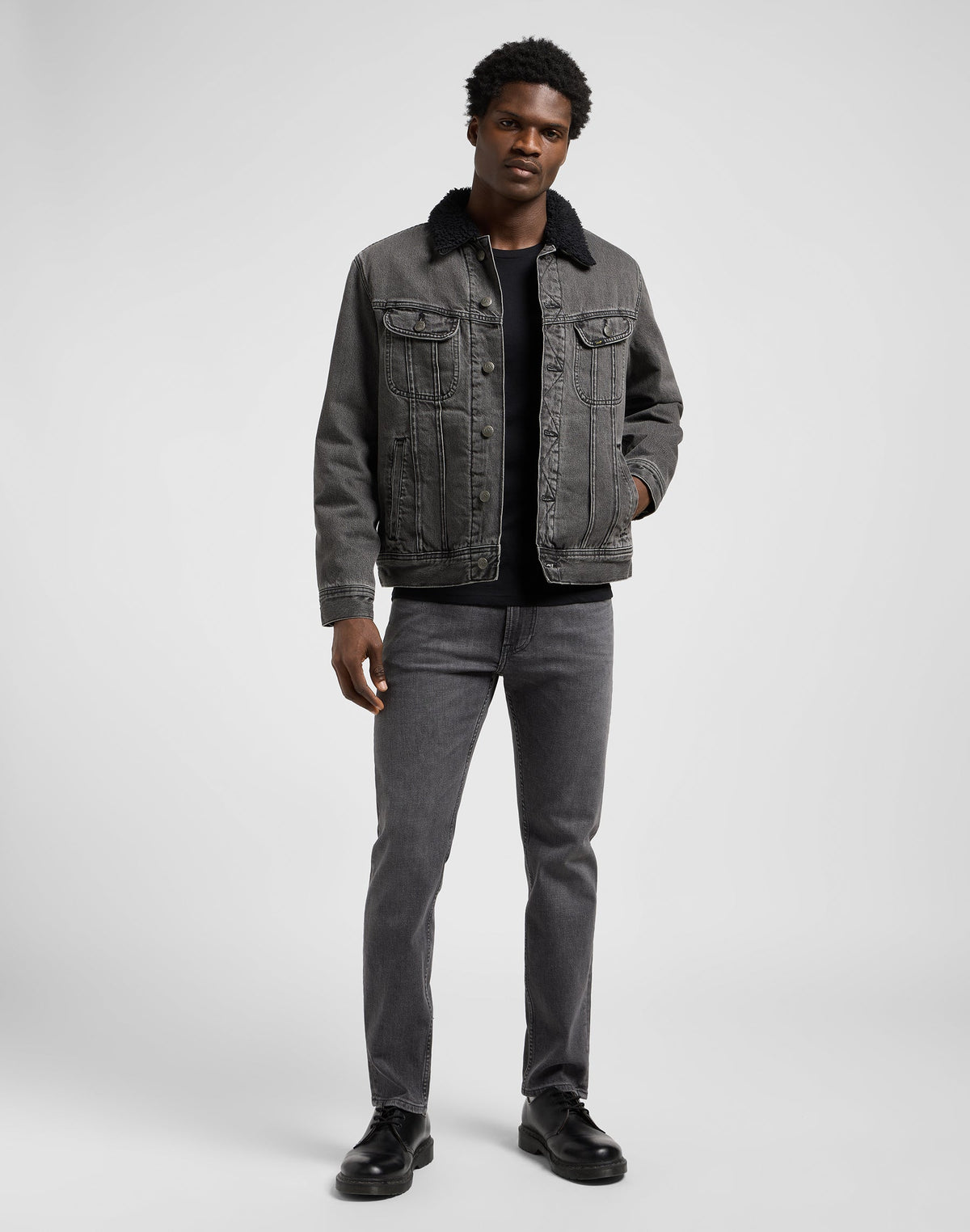 Sherpa Jacket in Deep Obsidian