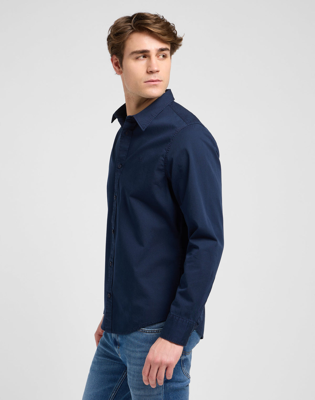 Patch Shirt in Rivet Navy