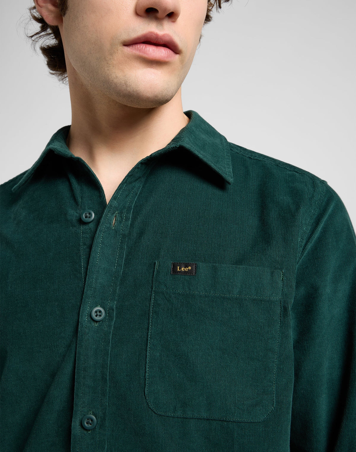 Leesure Shirt in Jade Forest
