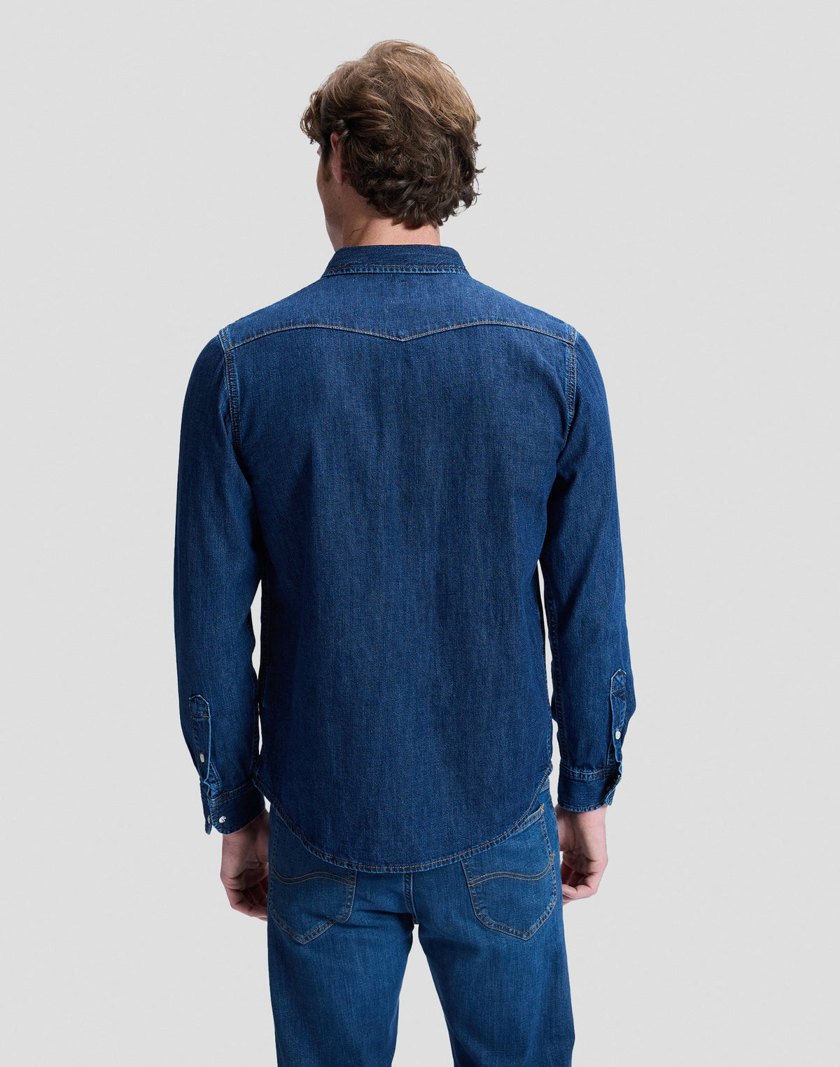 Regular Western Shirt in Rinse