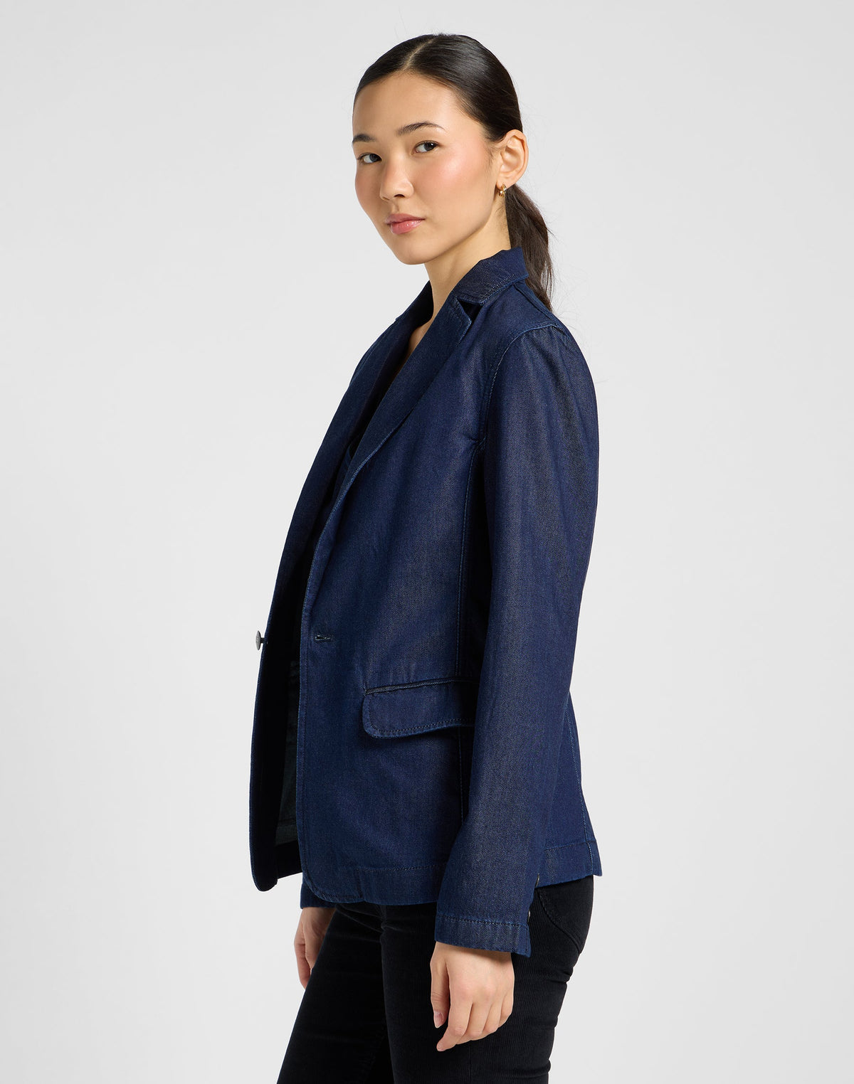 Structured Blazer in Regal Blue