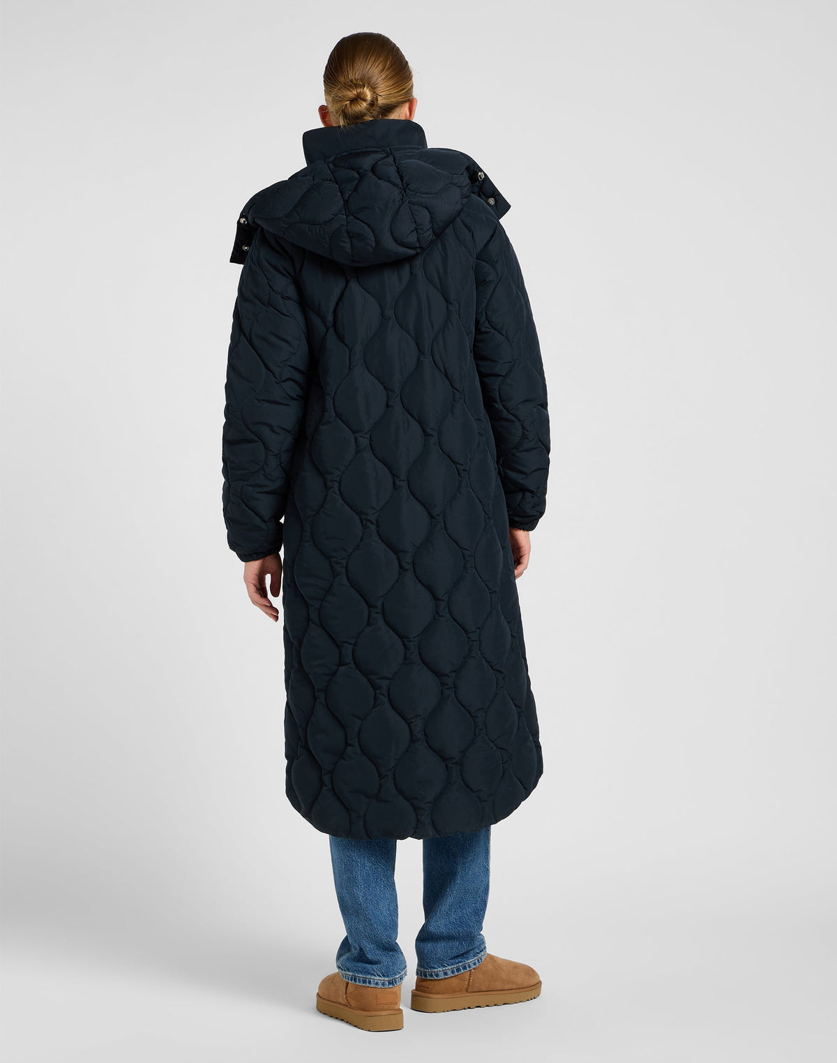 Long Puffer in Unionall Black
