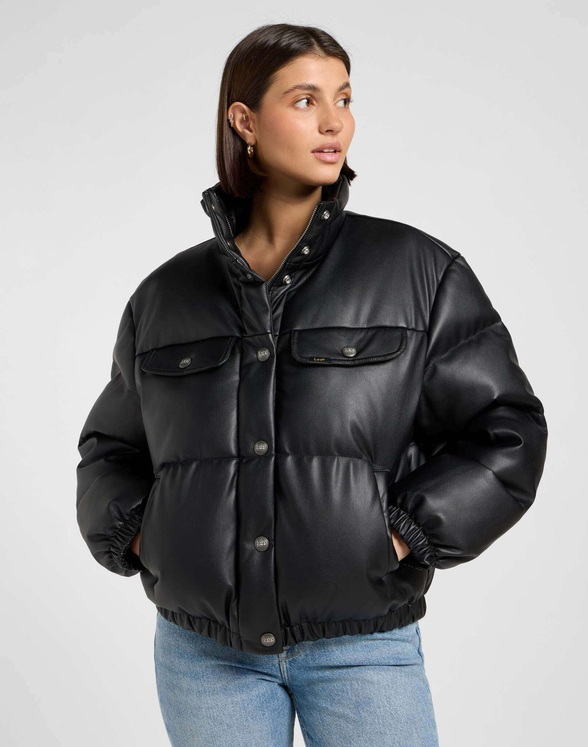 Rider Puffer Jacket in Unionall Black