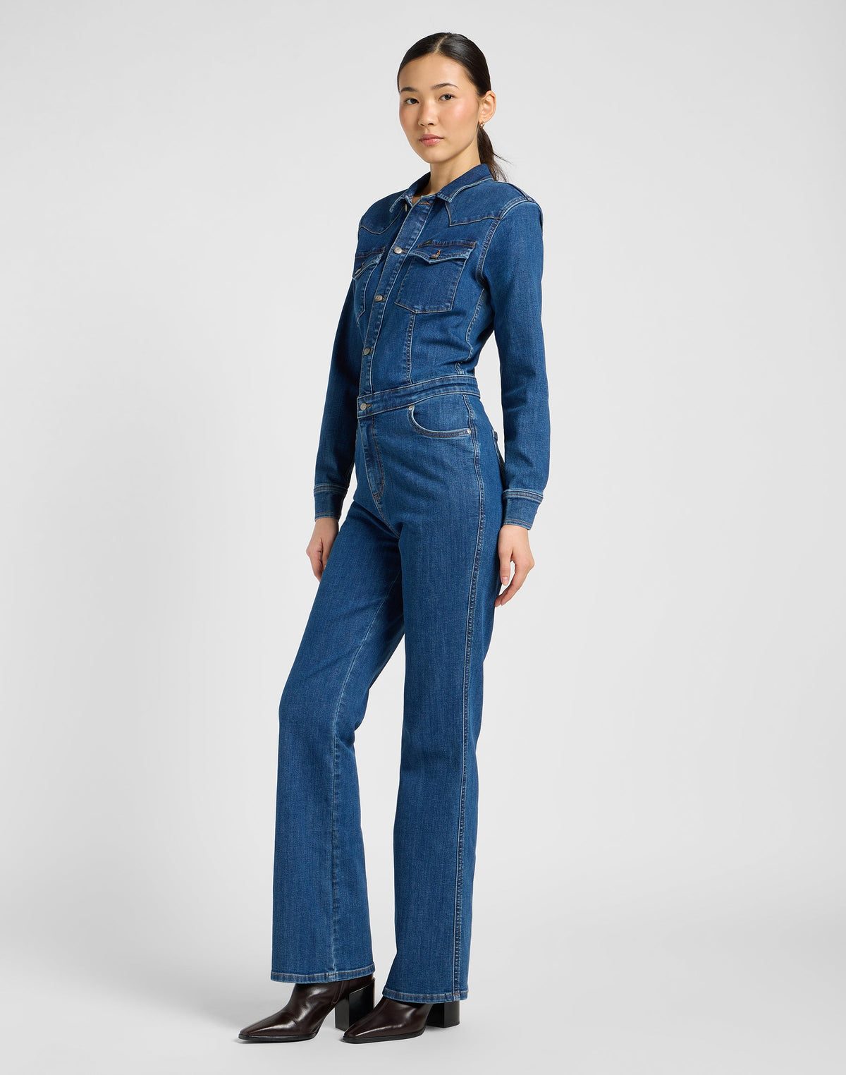 Western Jumpsuit in Upstream