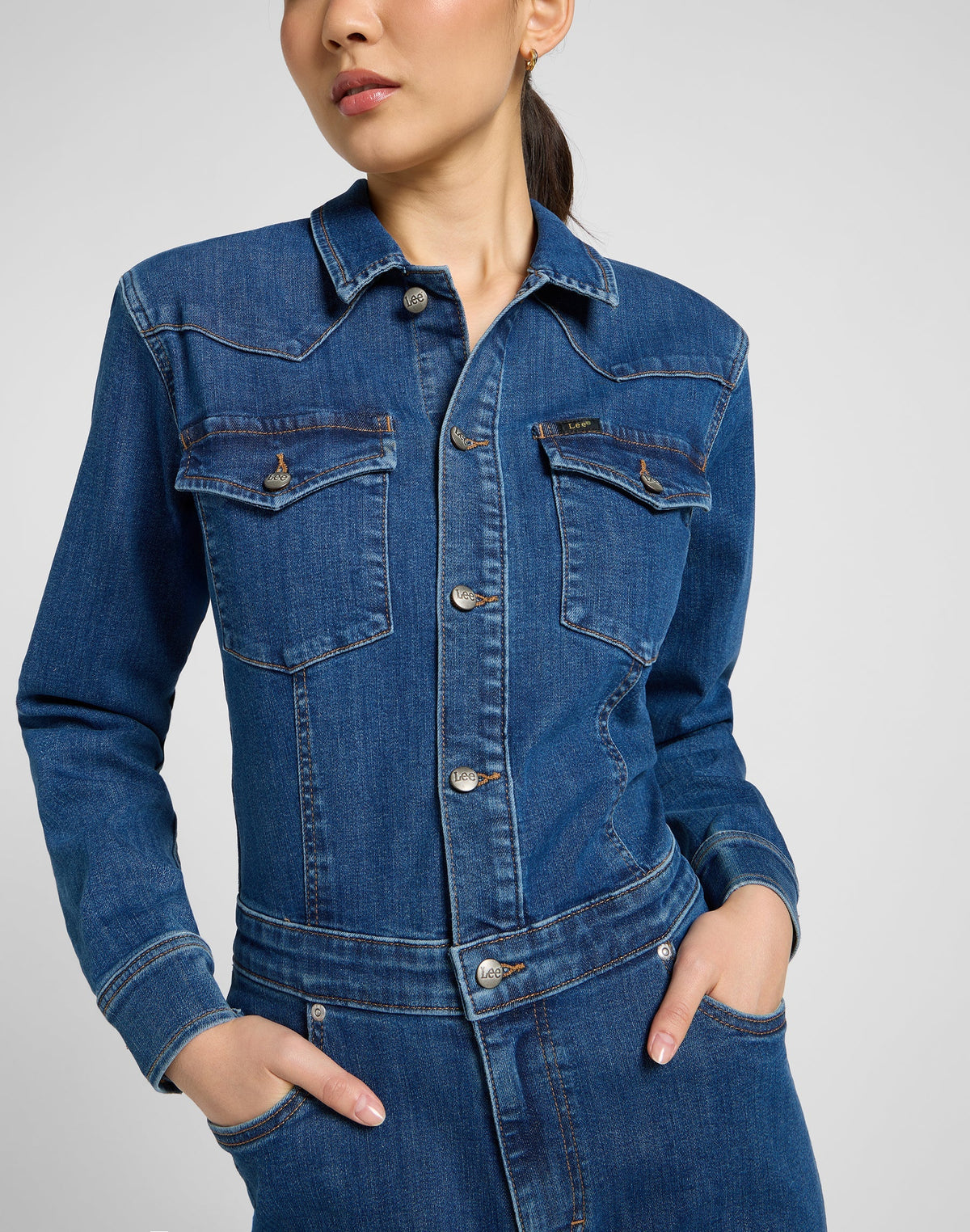 Western Jumpsuit in Upstream