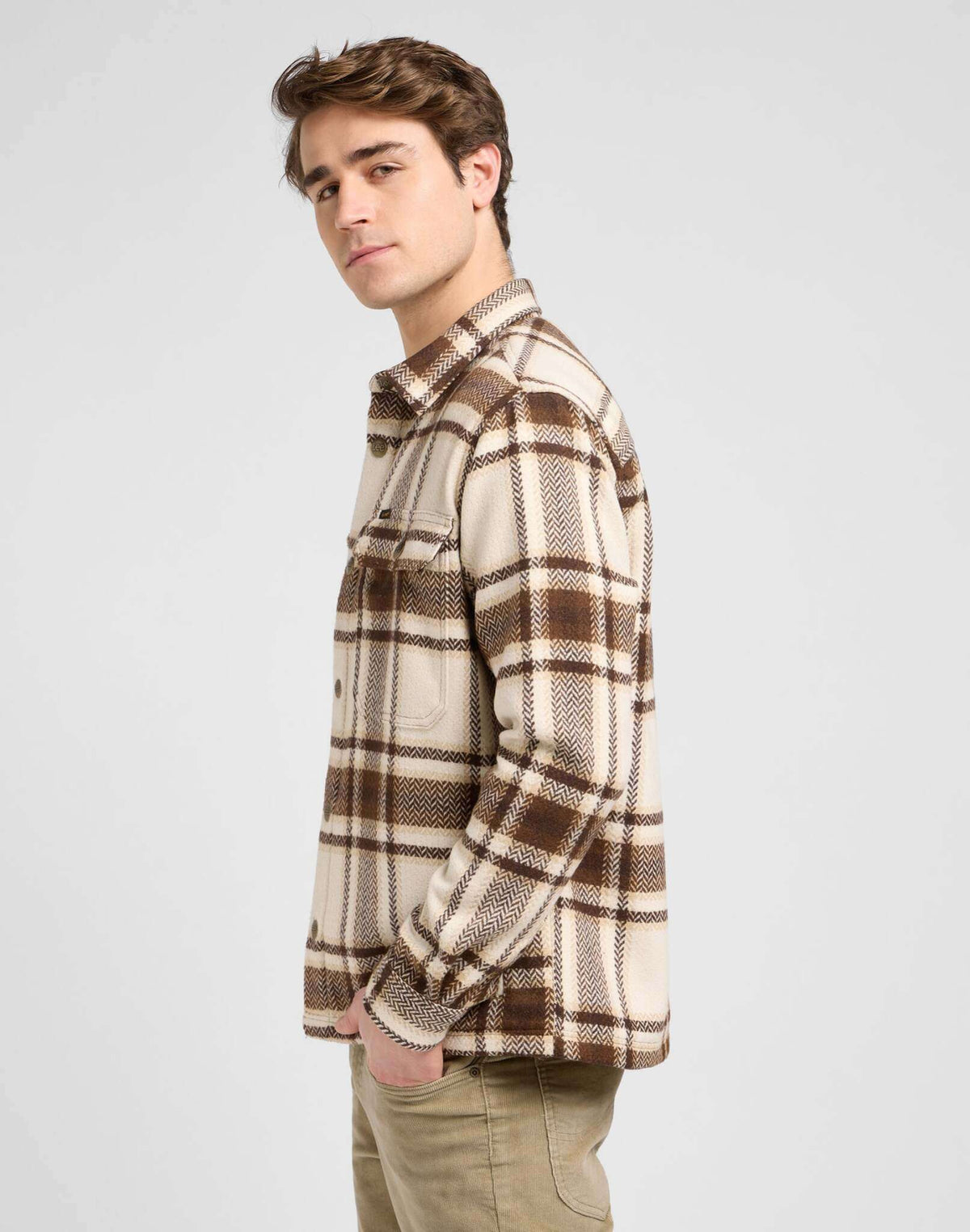 Relaxed Overshirt in Arabica Plaid