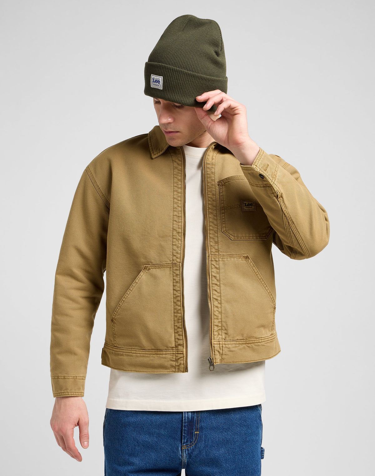 Workwear Beanie in Oak Moss