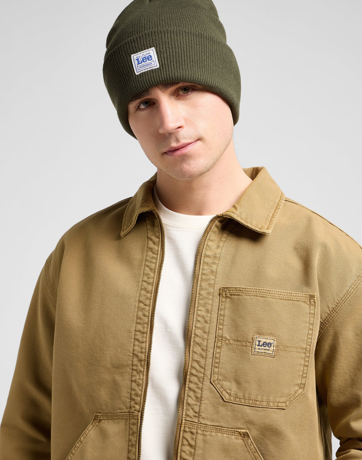 Workwear Beanie in Oak Moss