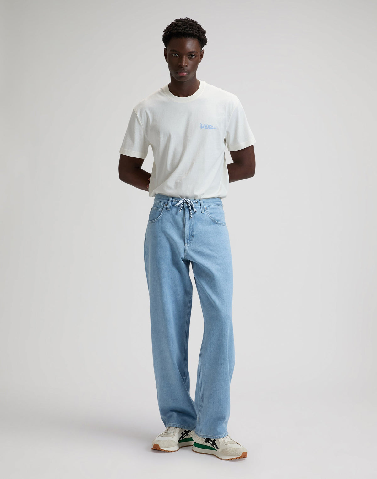 Henry Baggy Drawstring in Light Stone