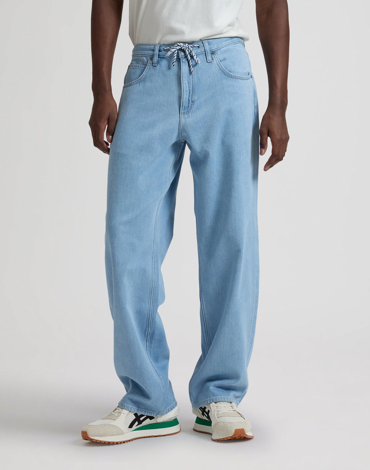 Henry Baggy Drawstring in Light Stone