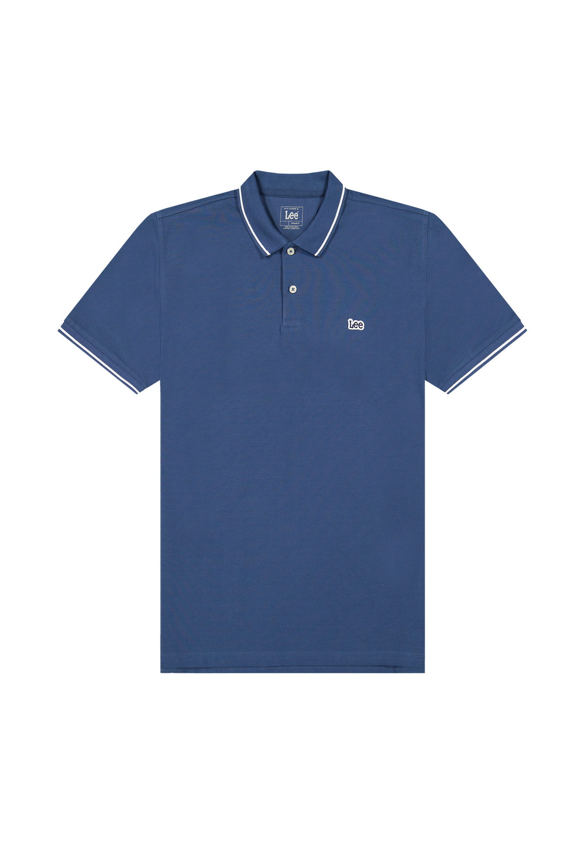 Pique Polo in Academy Blue
