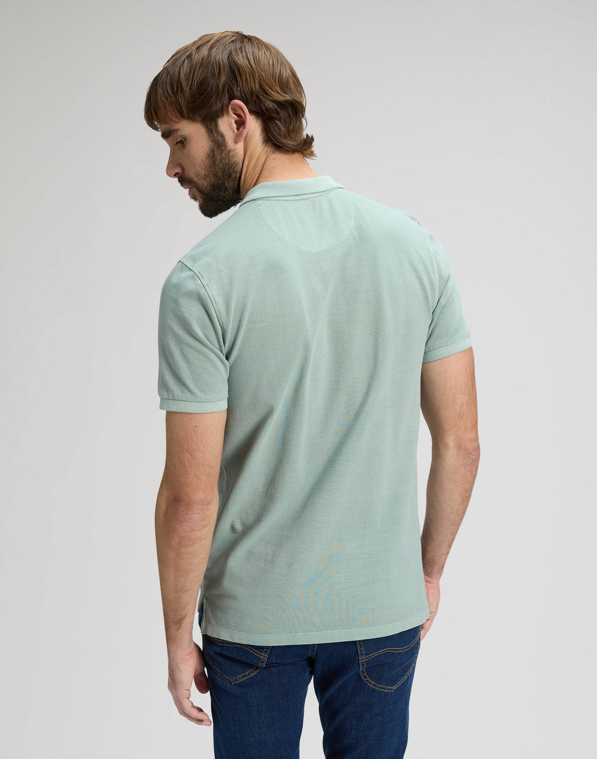 Garment Dye Polo in Desert Sage