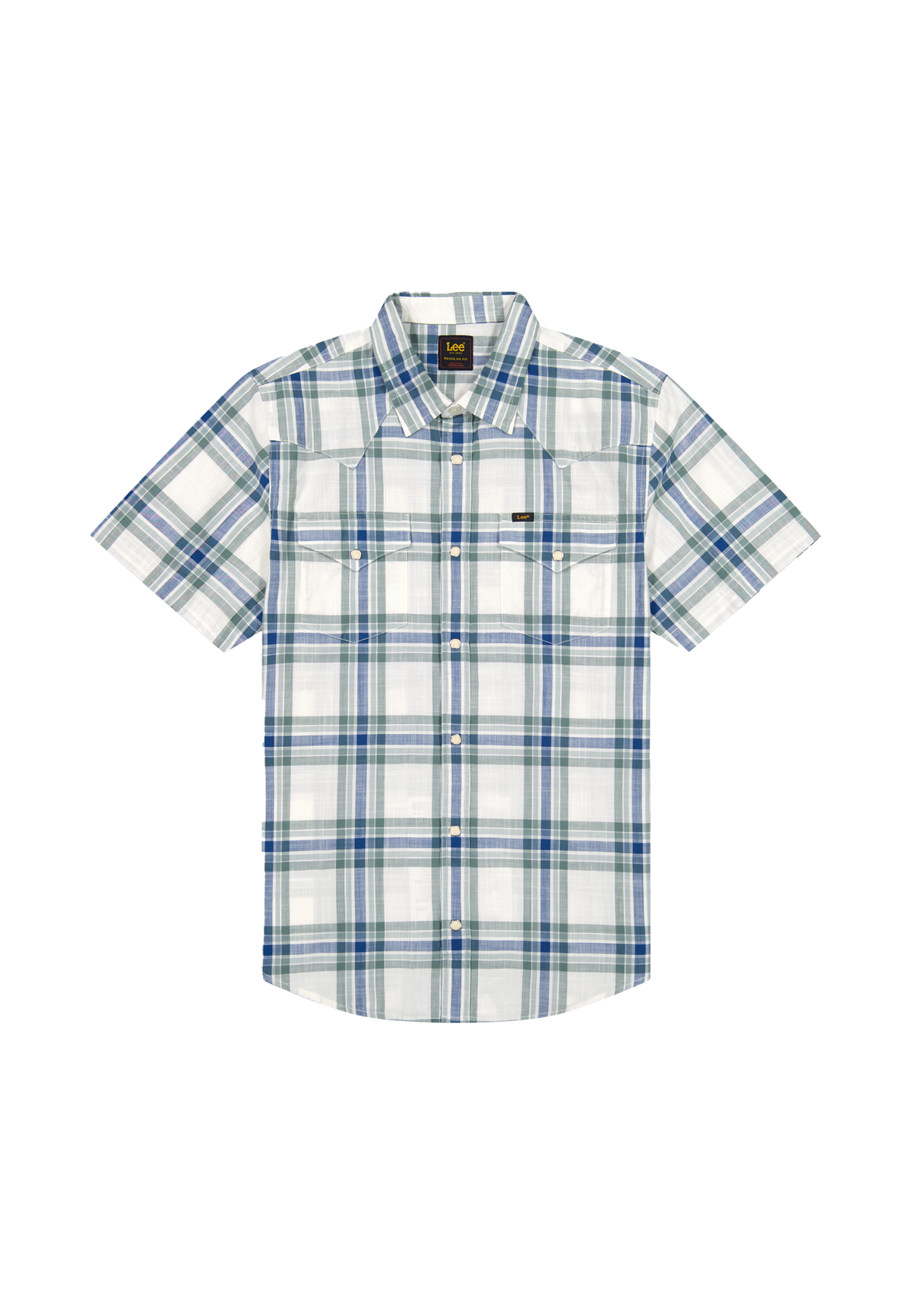 Ss Western Shirt in Desert Sage Plaid