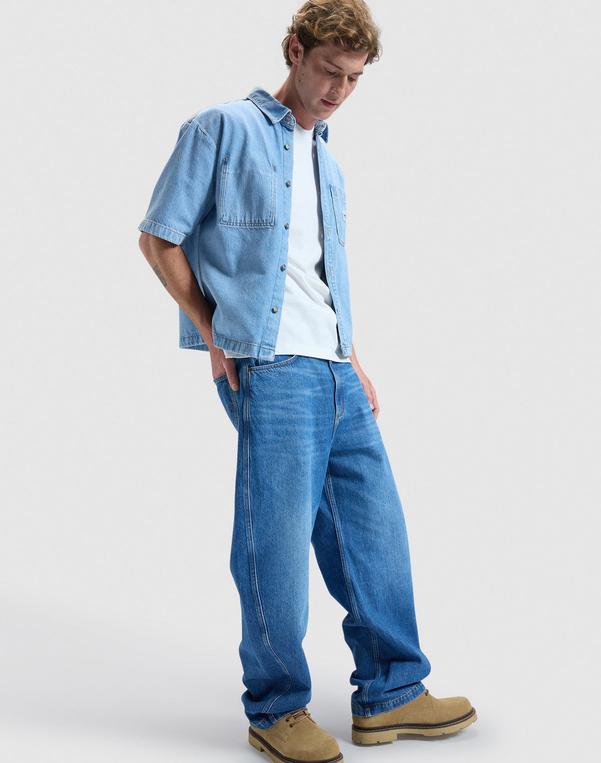 Ss Workwear Shirt in Just Me