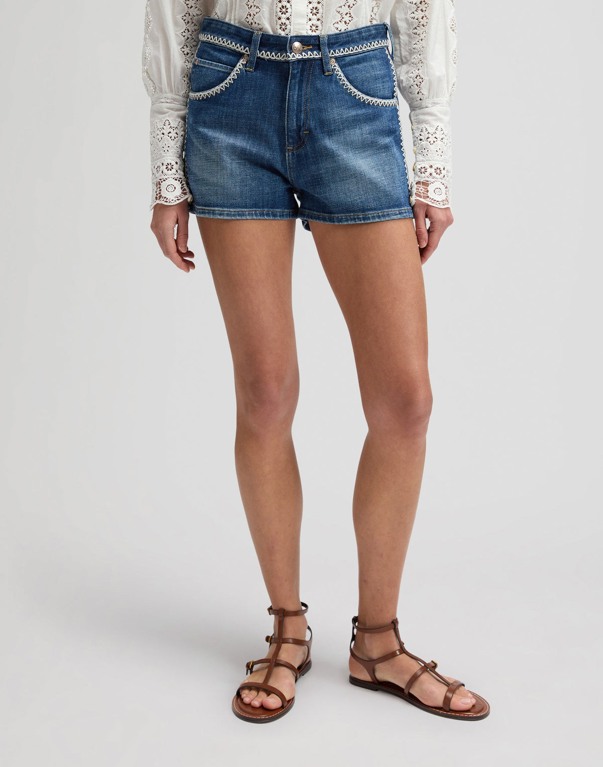 Zigzag Rider Short in Met Destiny