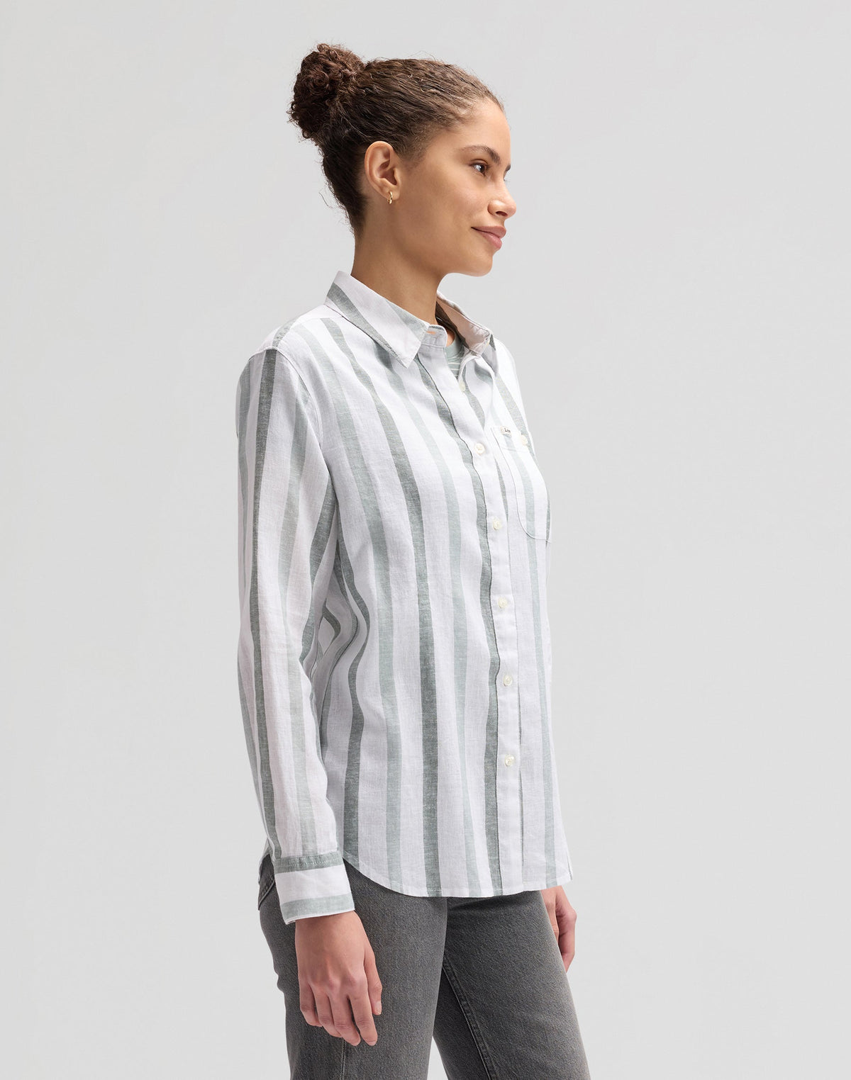 All Purpose Shirt in Desert Sage Stripe