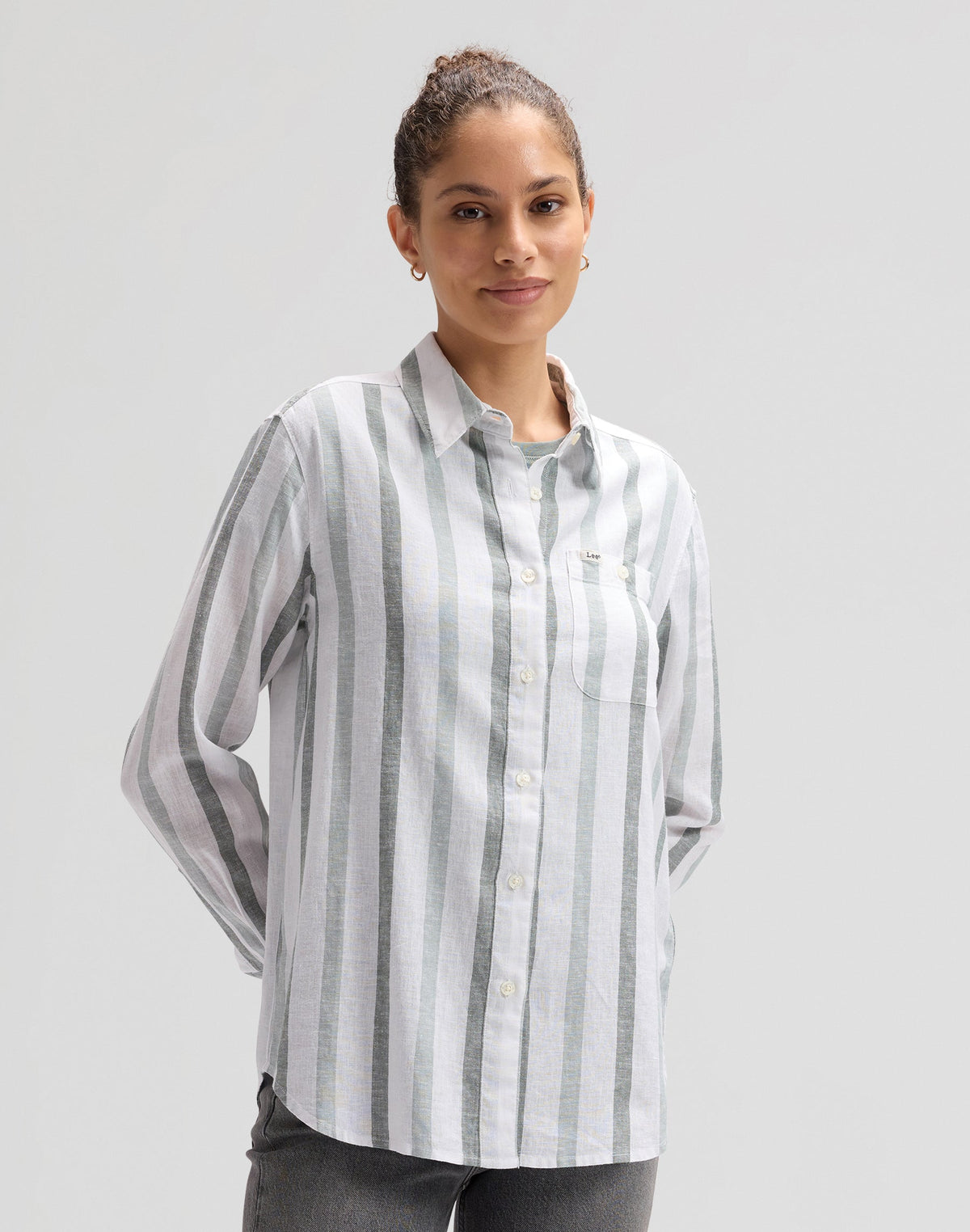 All Purpose Shirt in Desert Sage Stripe