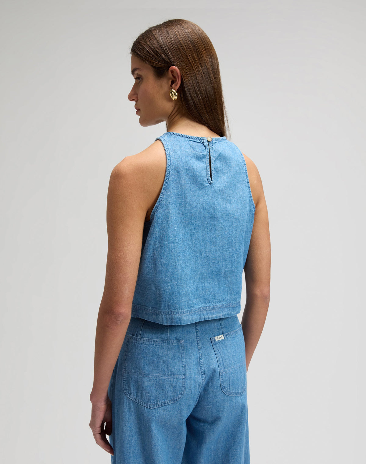 Boxy Sleeveless Top in Companion Piece