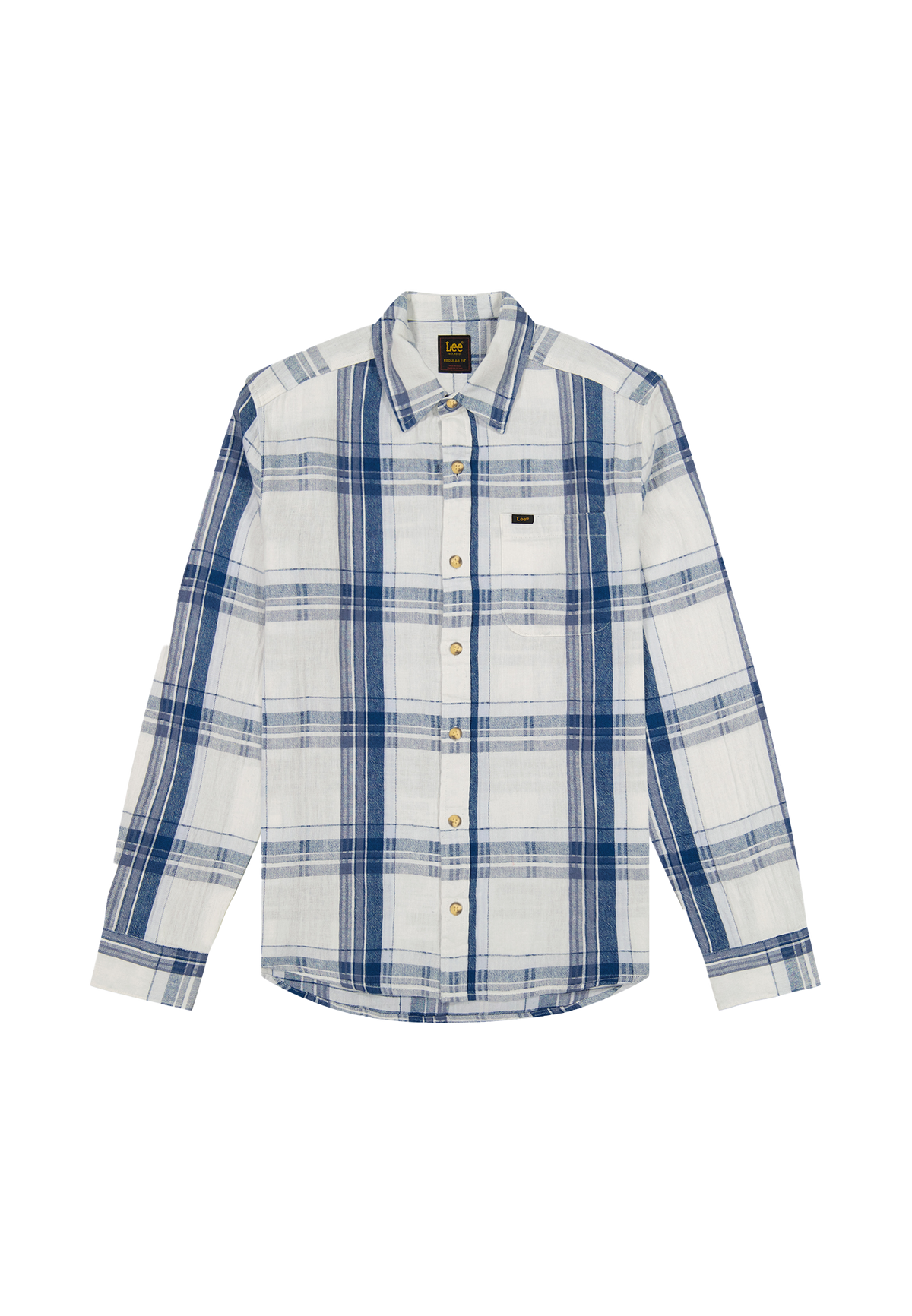 Leesure Shirt in Deep Sea Plaid