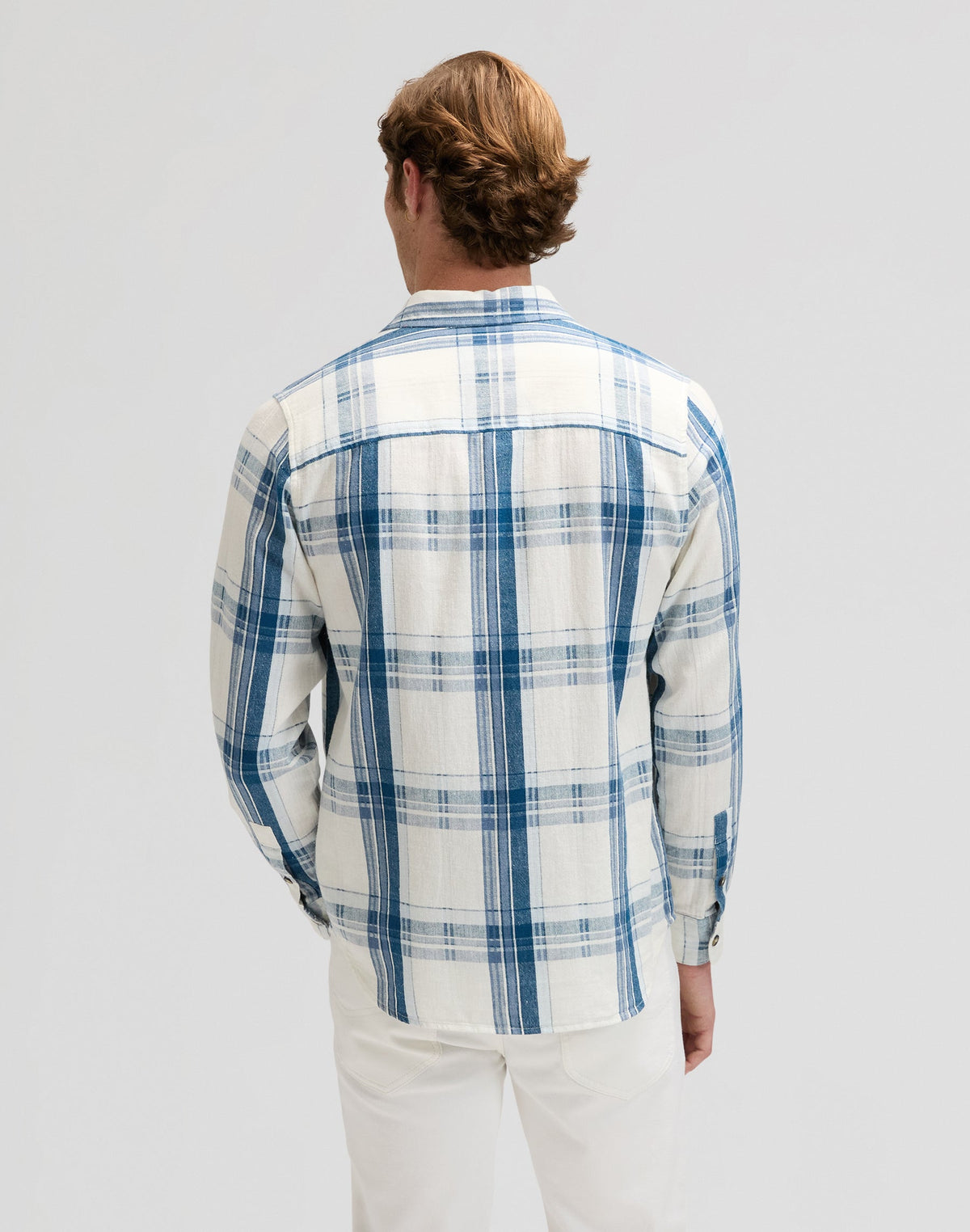 Leesure Shirt in Deep Sea Plaid