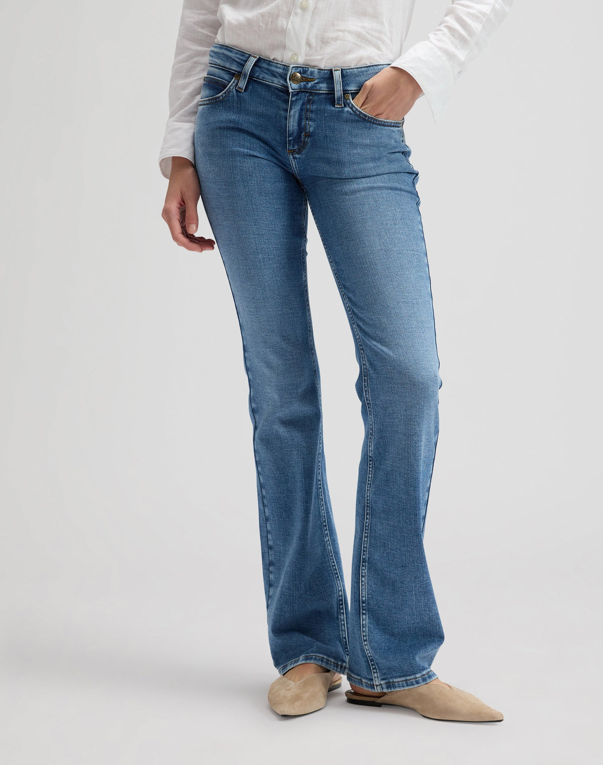 Flap Pocket Jessica in Lapis Blue