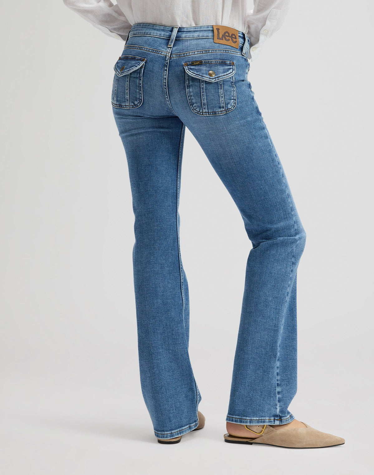 Flap Pocket Jessica in Lapis Blue