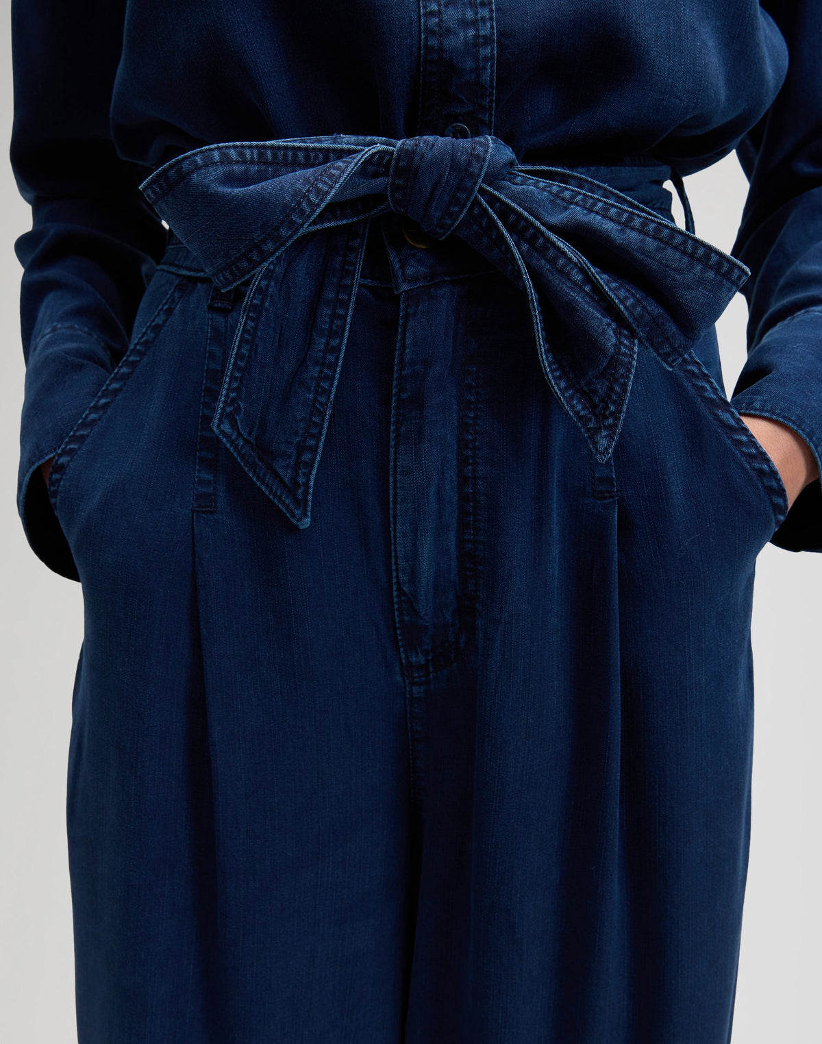 Pleated Wide Leg in Sunset Ride