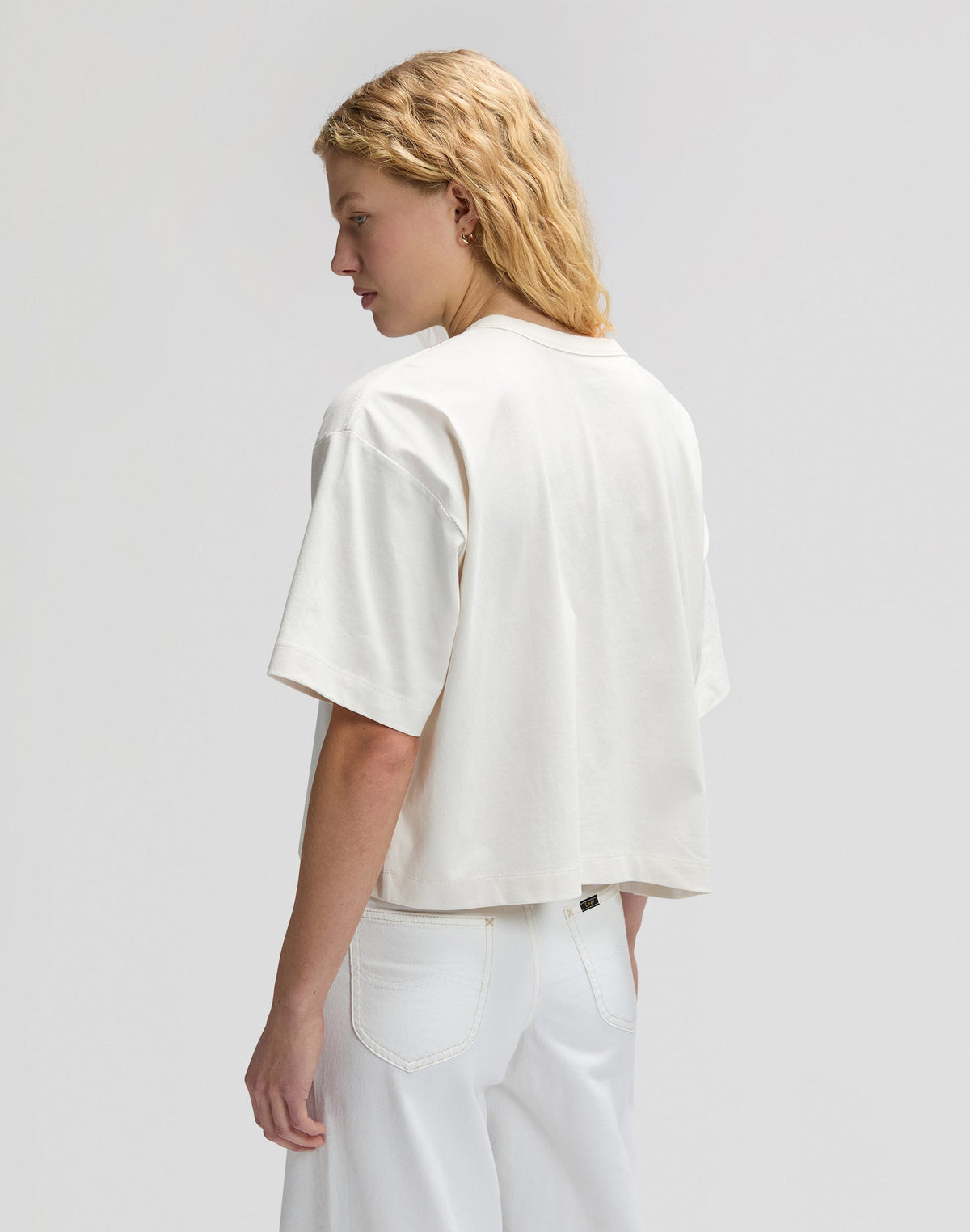Lee Crafted Tee in Ecru