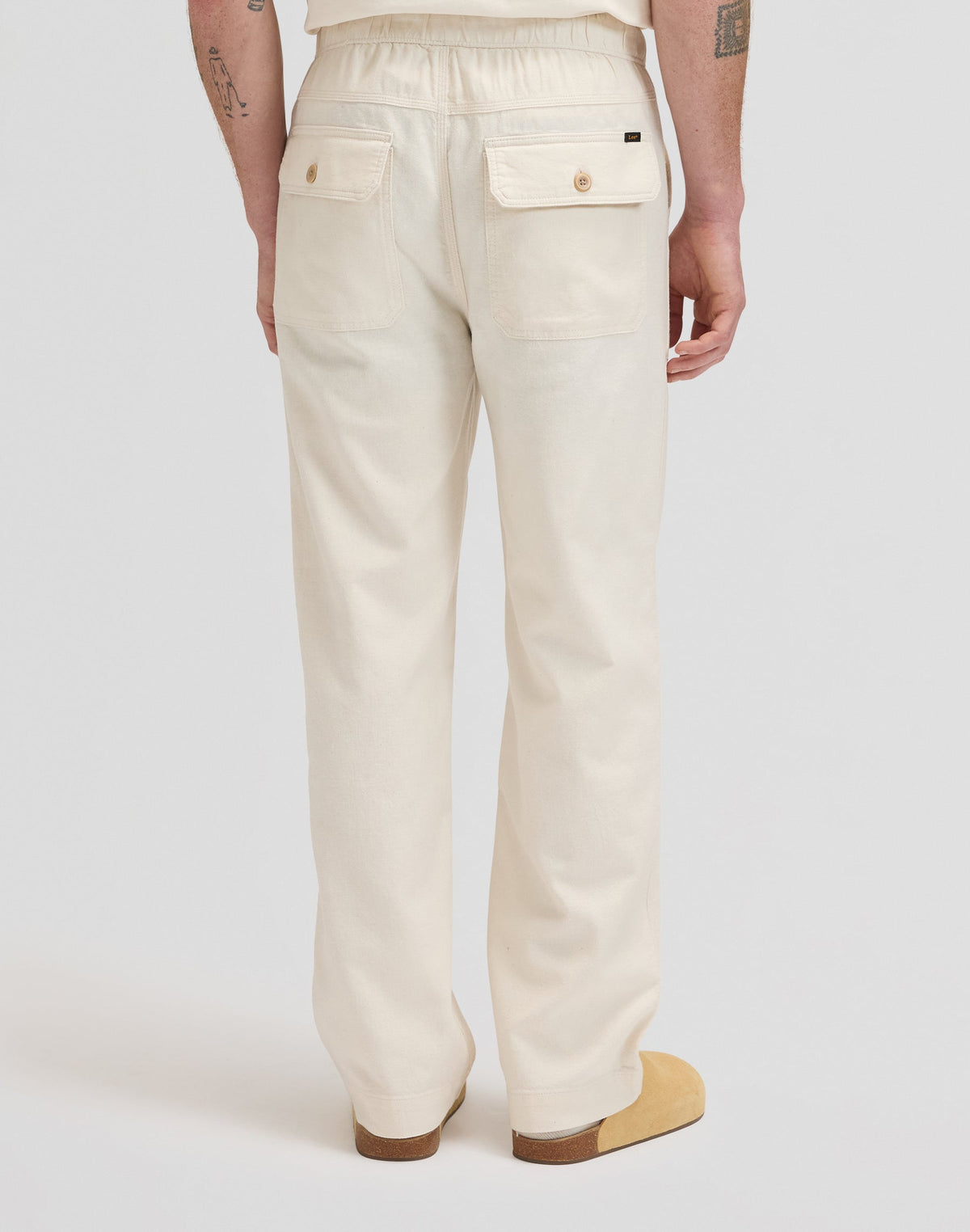 Utility Drawstring Pant in Natural