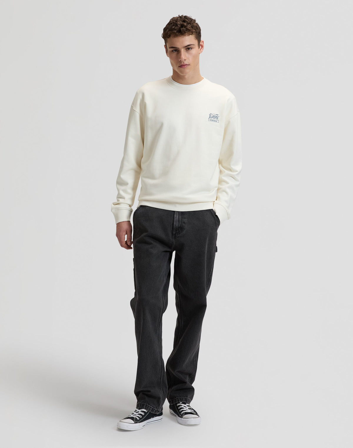 Workwear Ess Crew in Natural
