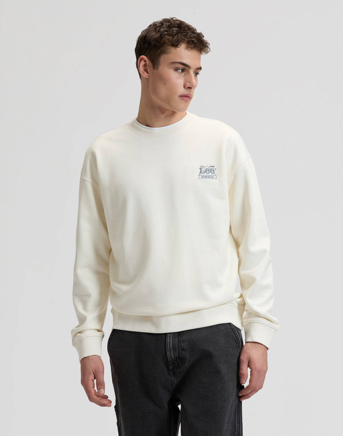 Workwear Ess Crew in Natural