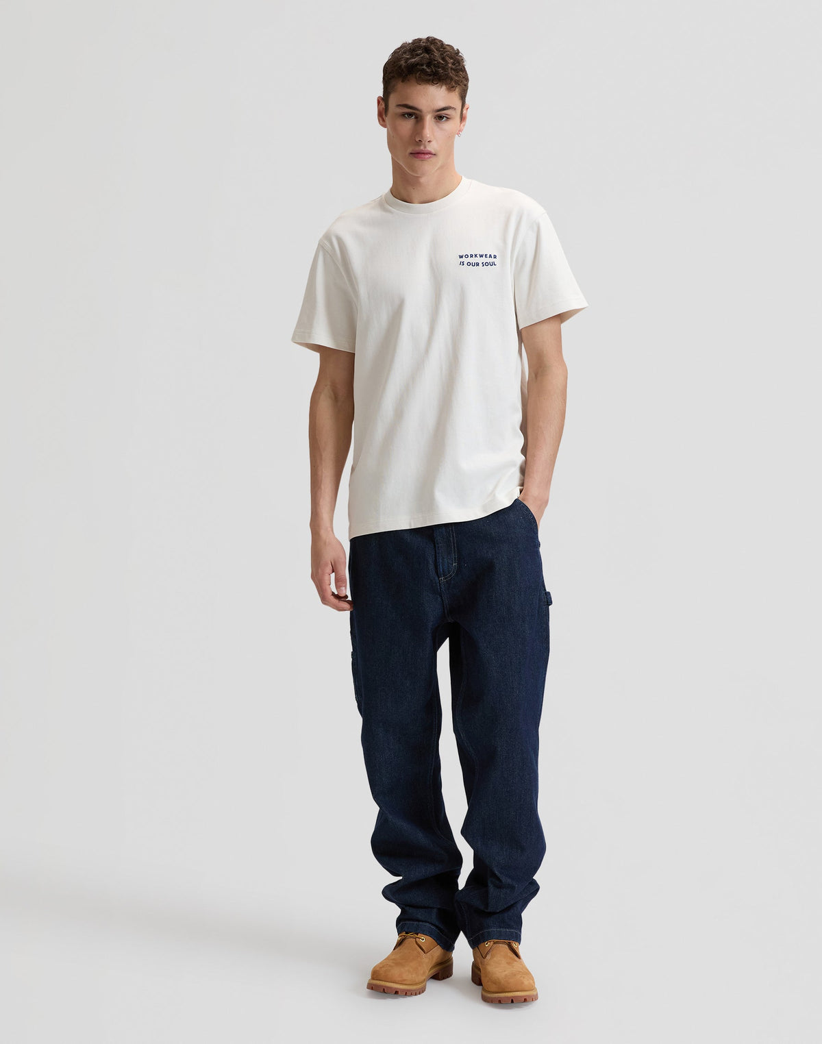 Workwear Soul Tee in Natural