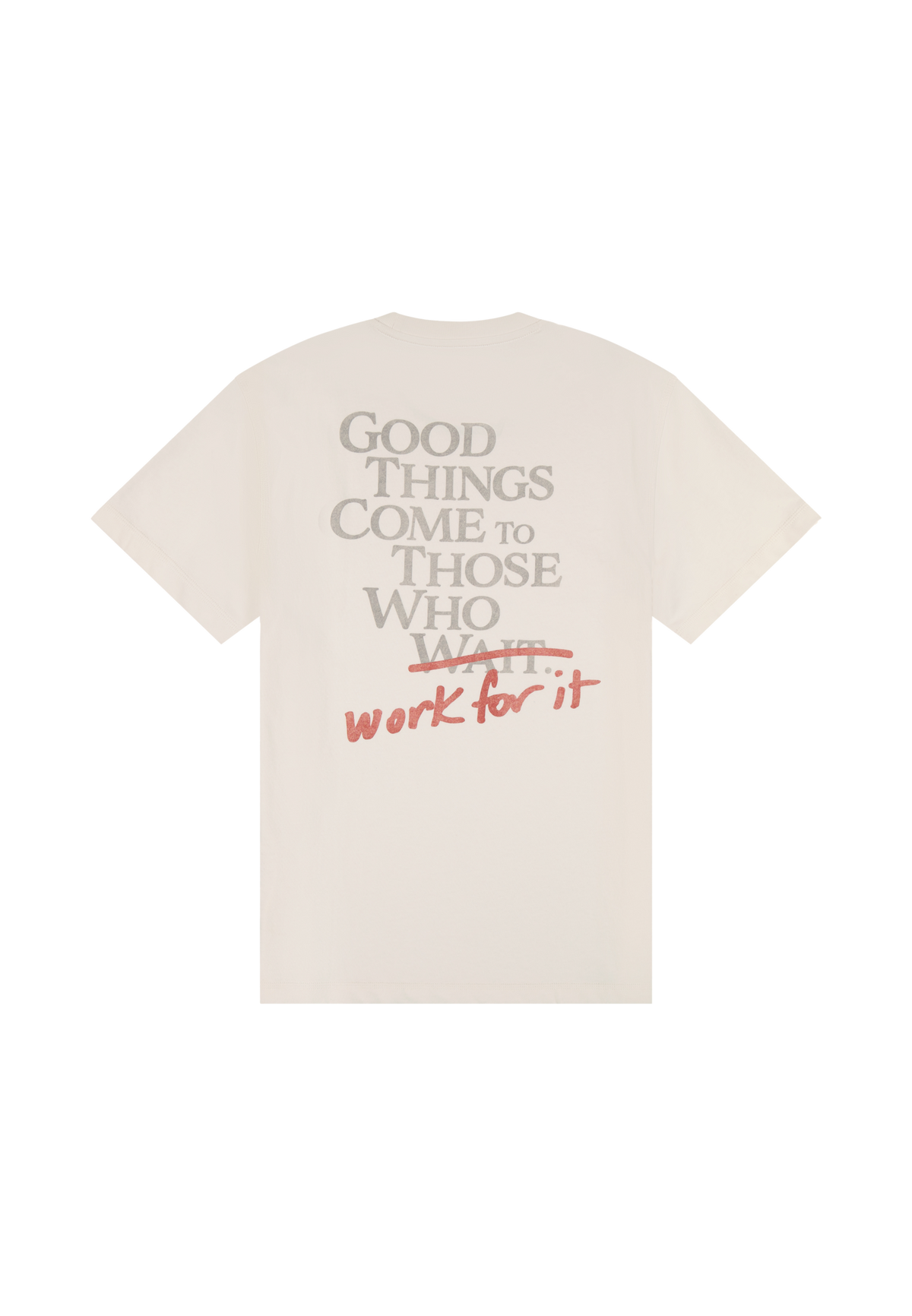 Ww Work For It Tee in Natural
