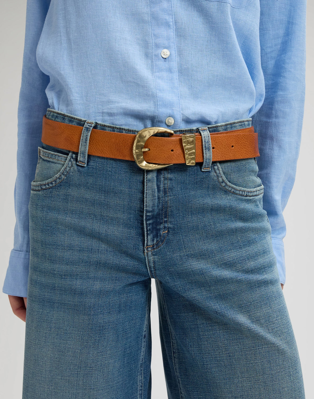 Boho Belt in Tan