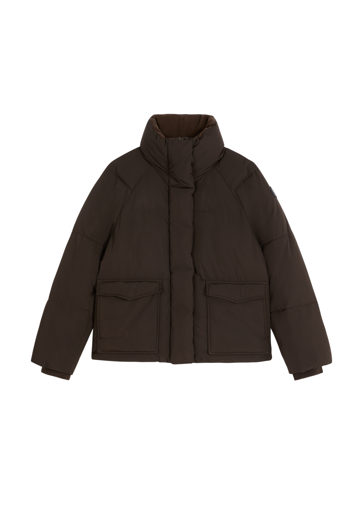 Winterjacke Regular Puffer in Chocolate Torte