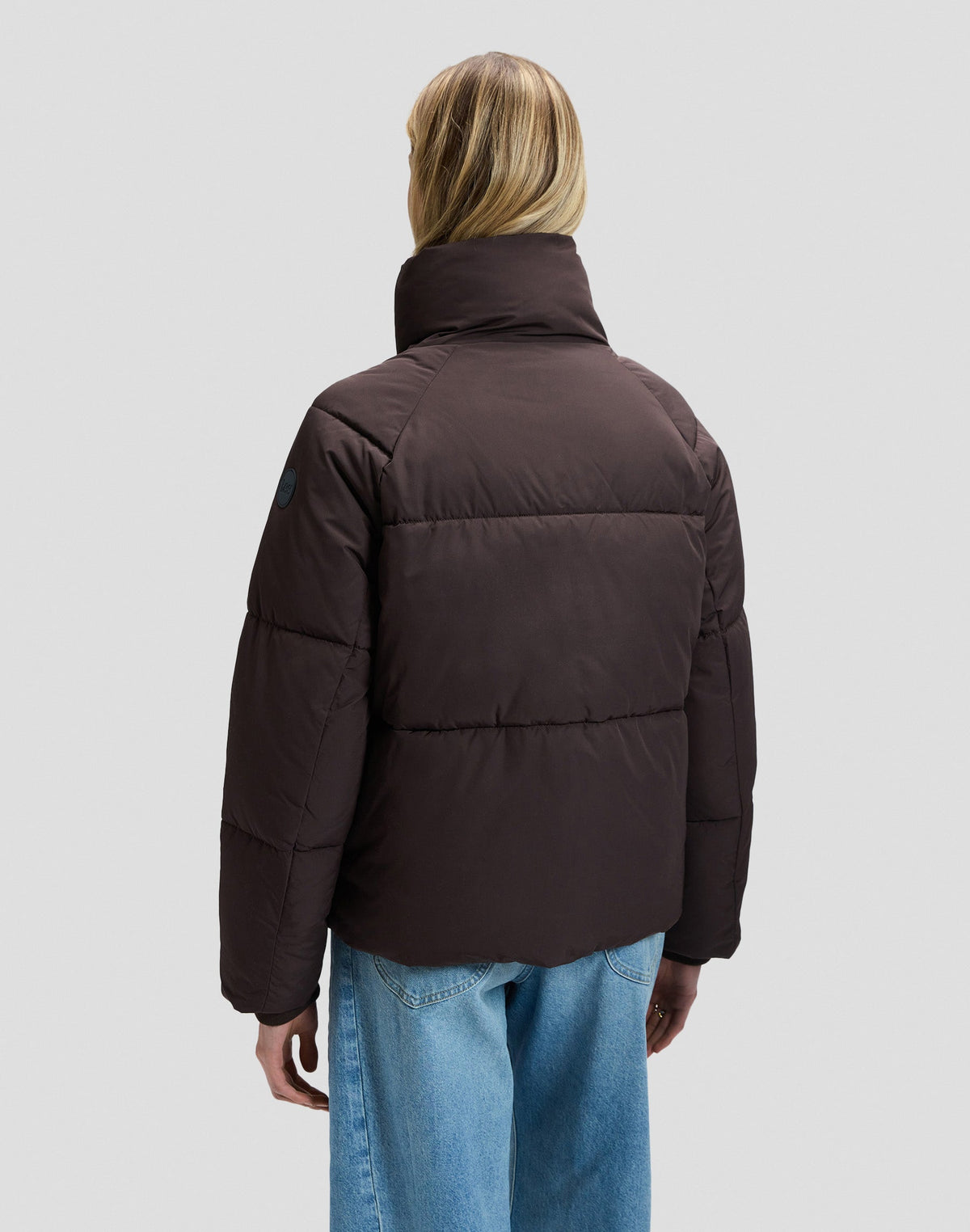 Winterjacke Regular Puffer in Chocolate Torte