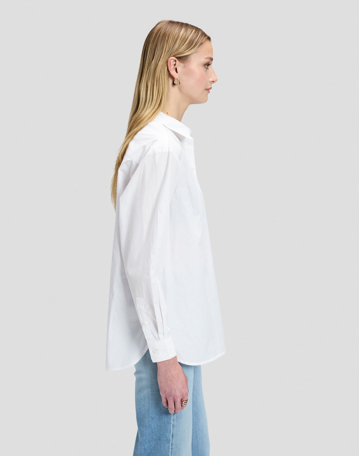 Hemd Boyfriends Pocket in Bright White