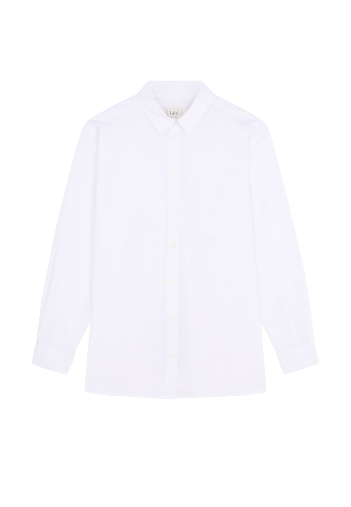 Hemd Boyfriends Pocket in Bright White