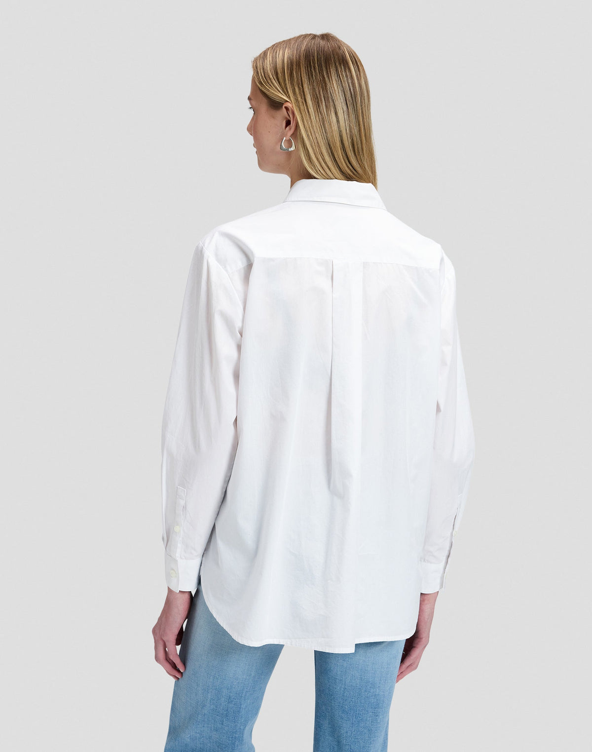 Hemd Boyfriends Pocket in Bright White